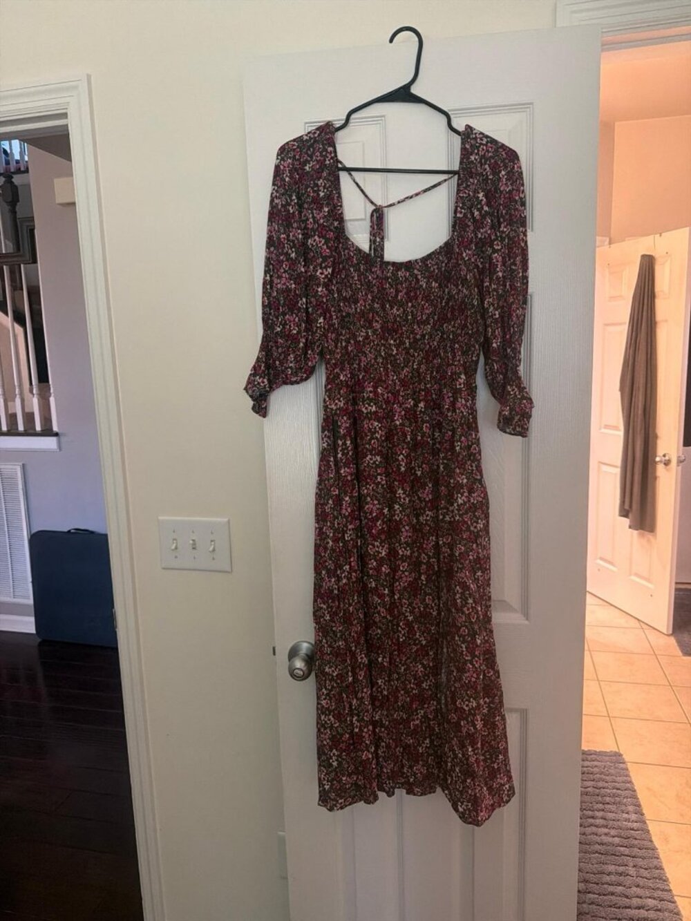 Floral Green Dress